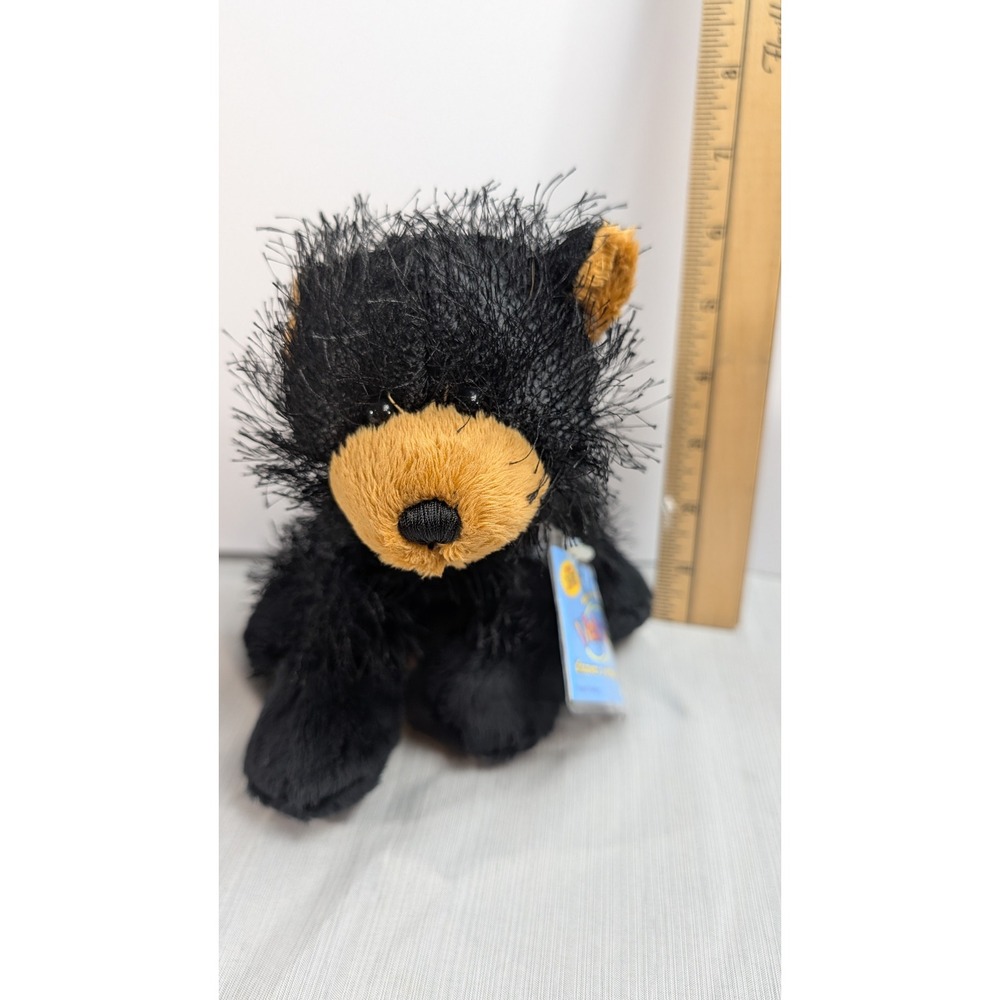 Ganz Webkinz Black Bear HM002 Small Black Tan Plush Sealed Secret Code Tag New